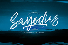 Sayodies - Handbrush Script Font