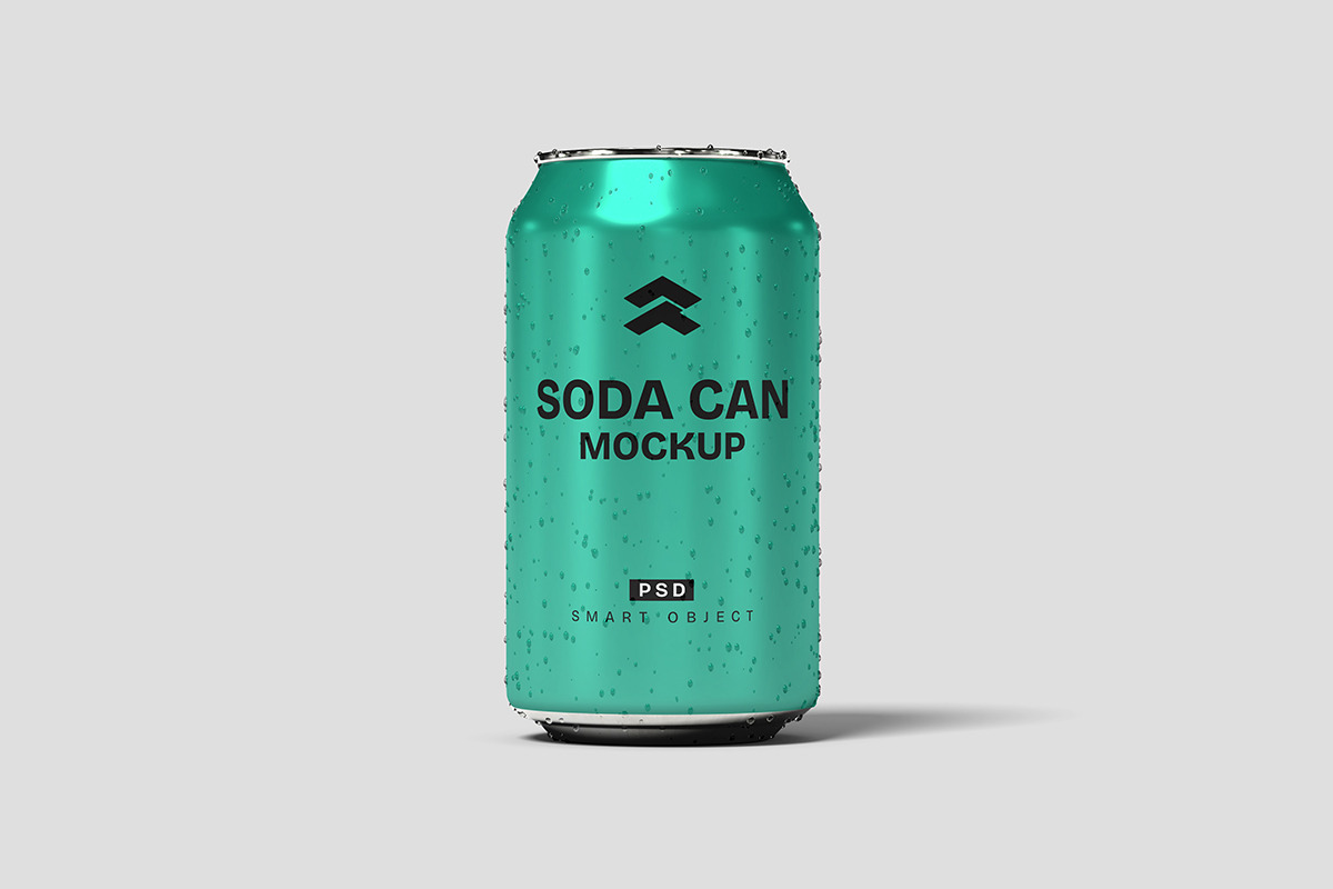 Soda Can - Mockup, a Mockup by Rometheme Std (Photo 3 of 5)