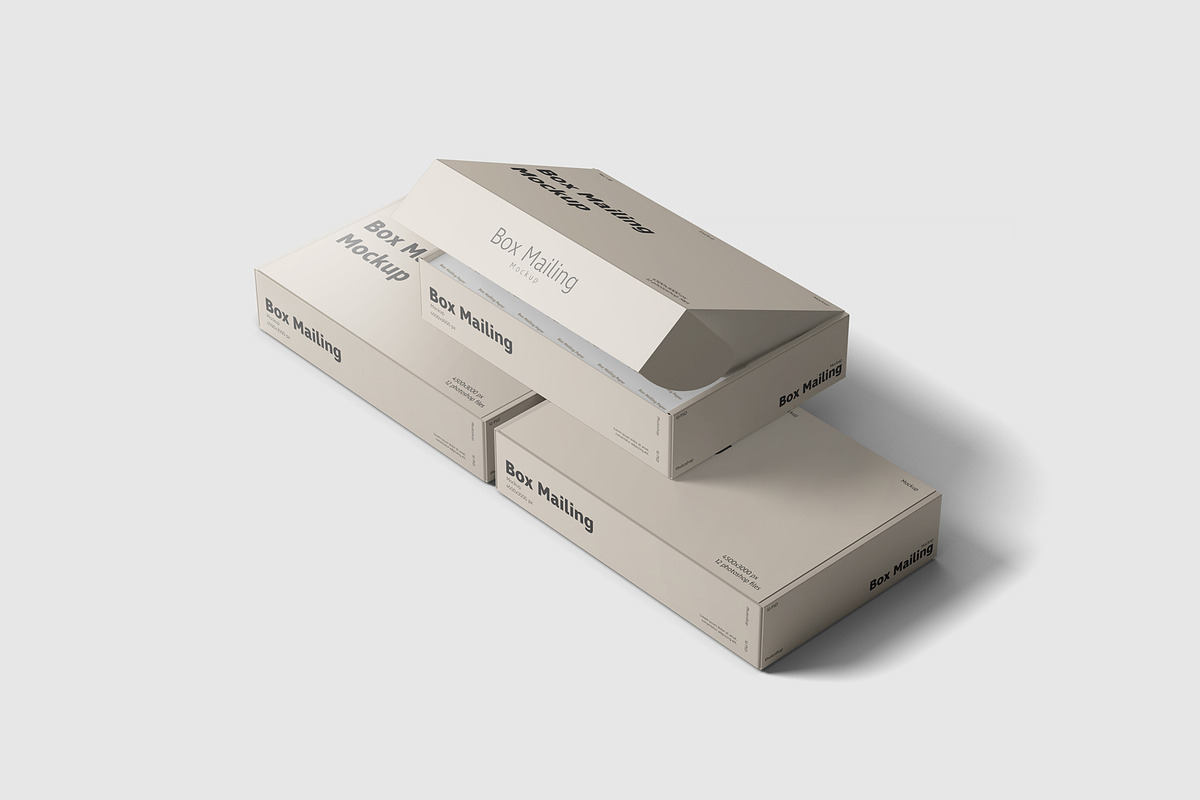 Mailing Box Mockup, a Packaging Mockup by scribrostudio (Photo 11 of 13)