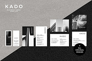K A D O Business Cards Template, a Business Card Template by Kovy (Thumbnail 1 of 10)