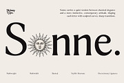 Sonne | 12 Fonts, a Serif Font by Skinny Type (Thumbnail 1 of 11)