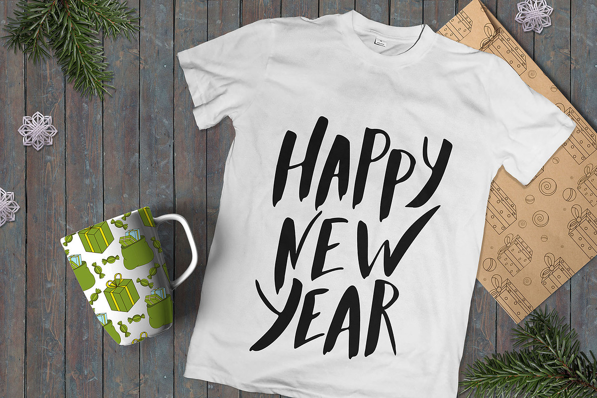 Winter Collection-Lettering+Clipart, a Decorative Illustration by Astarte_design (Photo 9 of 12)