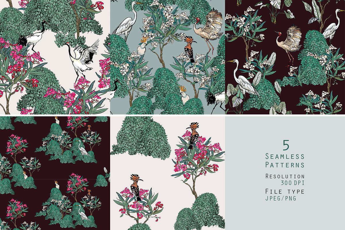 Chor Boghi. Seamless Patterns, a Pattern Graphic by Irina Dolgikh (Photo 2 of 10)