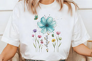 Boho Floral Mama T-shirt Design PNG, an Illustration by designcity5 (Thumbnail 2 of 4)