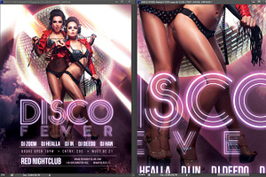 DISCO FEVER Vertical Flyer