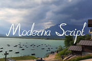 Moderna Script, a Script Font by Digital illustration shop (Thumbnail 1 of 8)