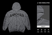 Hoodie Mockup - Gildan 18500, a Hoody Mockup by FLYERWRK (Thumbnail 9 of 11)