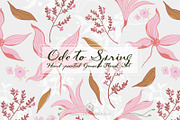 Ode to Spring- Gouache Floral Set, an Illustration by SmallHouseBigPony (Thumbnail 9 of 13)