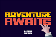 Main Drag Display Font, a Sans Serif Font by Holt510 (Thumbnail 10 of 10)