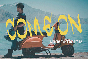 Come On Modern Font Design