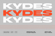 Kydes, a Sans Serif Font by graphicook (Thumbnail 1 of 10)