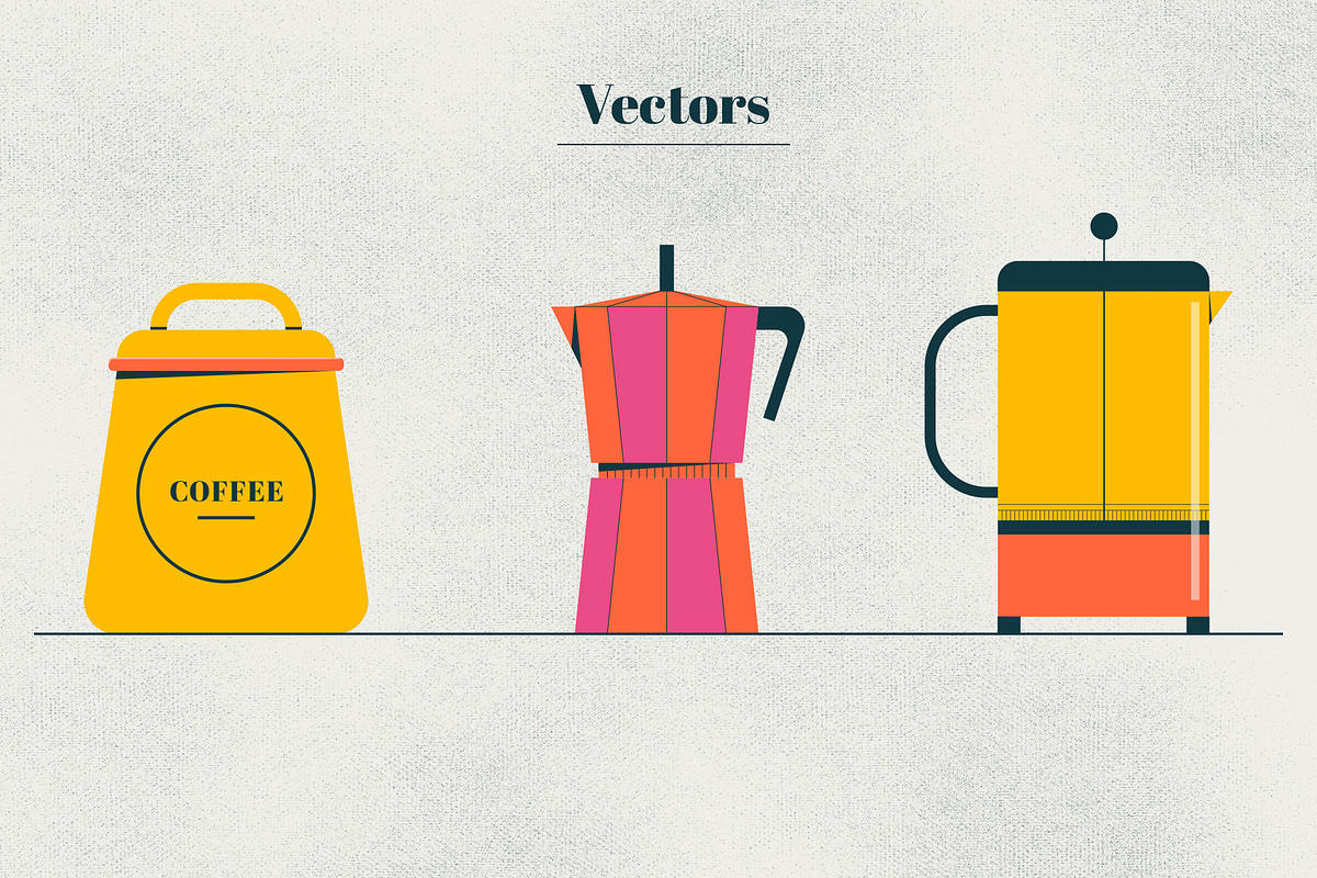 Coffee illustrations, a Food Illustration by Joseph Chernashki (Photo 6 of 12)