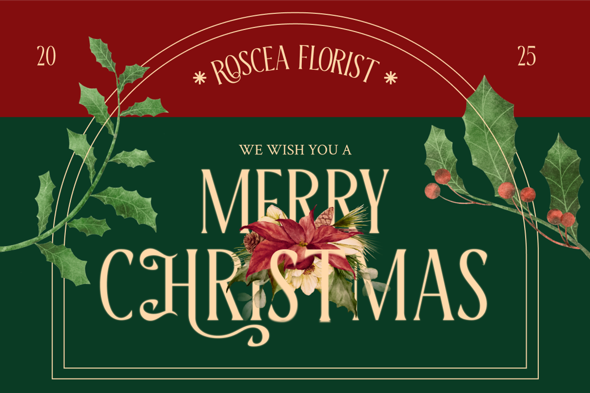 Holly Garland Christmas Serif Font, a Serif Font by Rasio Studio (Photo 5 of 8)