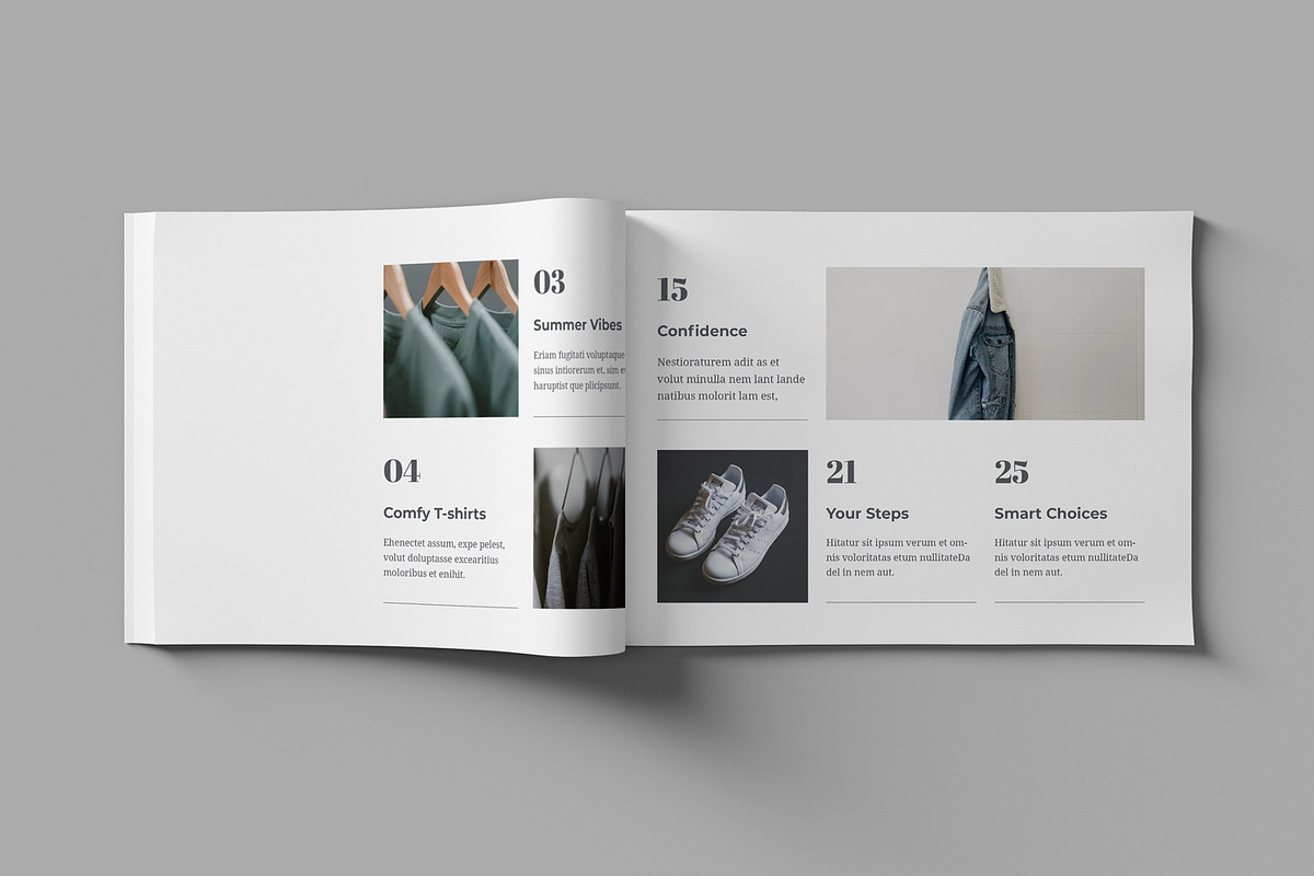 Landscape Magazine / Book Mockups, a Print Template by artimasa (Photo 4 of 6)