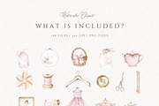 Coquette Atelier nursery boutique, a Decorative Illustration by Invite to Clipart (Thumbnail 6 of 13)