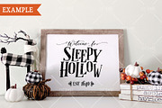 Fall Frame Mockup 7, a Household Mockup by CatBoneDesign (Thumbnail 2 of 3)