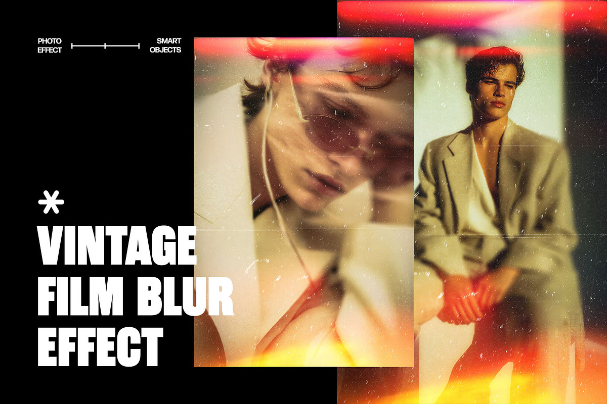 Vintage Film Blur Photo Effect, a Layer Style Add-On by Design Squad (Photo 1 of 3)