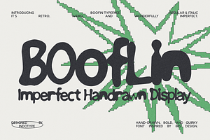 Booflin - Imperfect Hand-drawn, a Font by Indotype Foundry