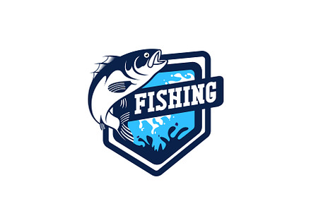 Fishing Club Logo Design preview 3