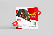 Fitness Social Media Instagram Post, a Social Media Template by VectStock (Thumbnail 1 of 3)