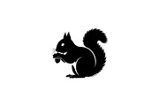 Black Squirrel Vector Icon Bundle, an Illustration by jahid234 (Thumbnail 24 of 51)