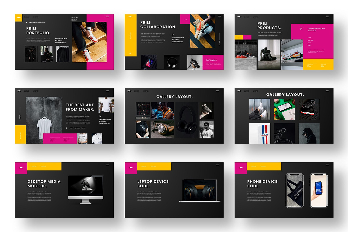 Prili – Business Keynote Template, a Presentation Template by Dens Creative Studio (Photo 4 of 6)