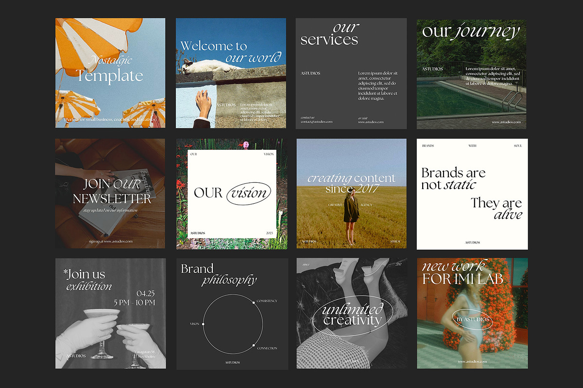 AestheticBusiness Instagram Template, a Templates & Theme by hk__dsgn (Photo 10 of 11)