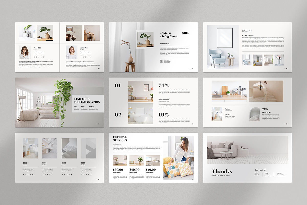 Modern Furniture Product Catalog preview 4