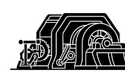 Bold industrial machine silhouette, an Illustration by Amazin_art (Thumbnail 12 of 31)