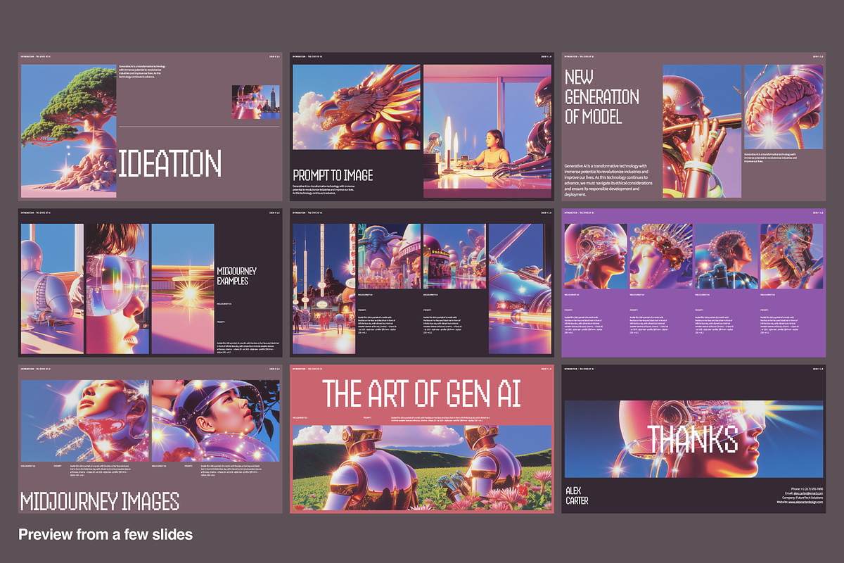 Gen AI Presentation, a Presentation Template by Oday Noon (Photo 5 of 5)
