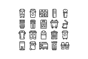 Different types of waste disposal, an Object Graphic by pikepicture