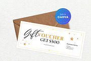 Canva Gift Certificate Template PDF, a Print Template by BrushstrokeArtGB (Thumbnail 4 of 5)