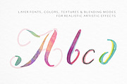 Liesel Brush Family, a Handwritten Font by Magpie Paper Works (Thumbnail 3 of 11)