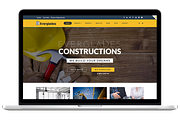 Construction WordPress Theme, a WordPress Template by CIAOThemes (Thumbnail 1 of 5)