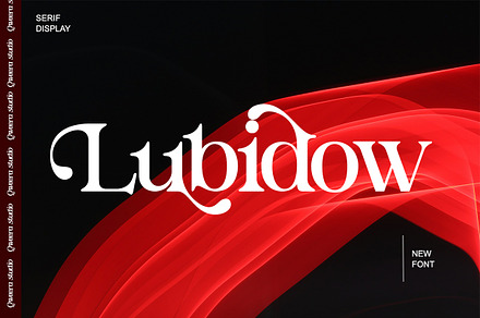 Lubidow – Modern Elegant Serif, a Serif Font by Qweera Studio