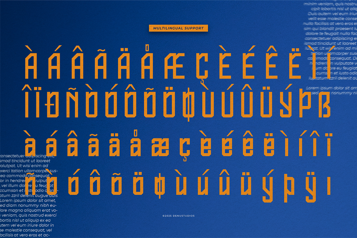 Dlar Sky | Tech Condensed Font, a Sans Serif Font by Denustudios (Photo 11 of 12)