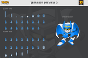 Terrabot Game Player Sprite Art Pack, a Graphic by ridjam (Thumbnail 3 of 5)