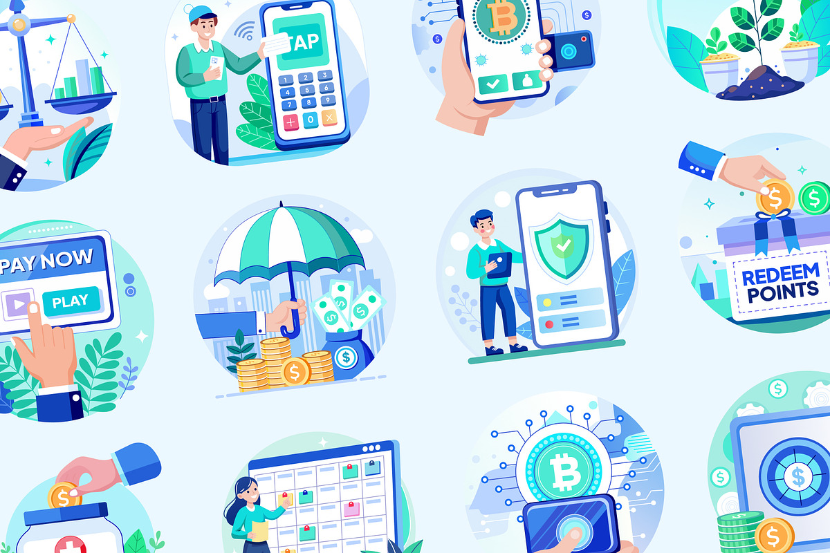 Animated Finance Illustration Set, a Finance Illustration by Brickclay (Photo 3 of 4)