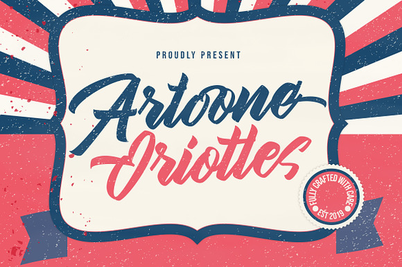 Artoone Oriottes Typeface preview 7