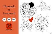 The magic of love touch, a Person Illustration by Olillia (Thumbnail 1 of 7)