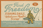 Anglers Harbor Vintage Font Duo, a Script Font by Letterhend Studio (Thumbnail 8 of 14)