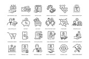 Personal Loan Line Icons set, an Object Illustration by Tettygreen (Thumbnail 2 of 3)