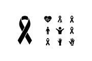 World Cancer Day Awareness Elements, a Healthcare Illustration by Designer_Momina (Thumbnail 4 of 8)