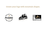 Vector Mountain Silhouettes, an Object Graphic by Roman Paslavsky (Thumbnail 4 of 6)