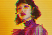 Distorted Glitch Photo Effect, a Layer Style Add-On by iDoodle Studio (Thumbnail 4 of 4)