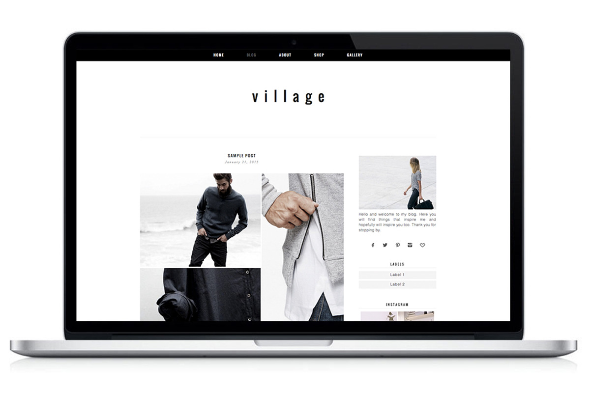 Woocommerce WP Theme - Village, a WordPress Template by Light Morango (Photo 1 of 4)