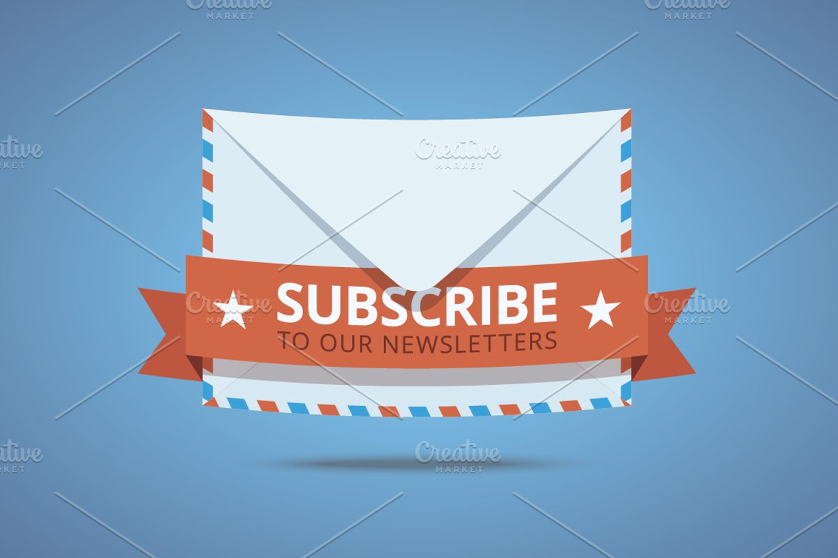 Subscribe to newsletter, a Technology Illustration by zaniman