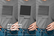 Woman T-Shirt Mockup Bundle, a Shirt Mockup by Moixo studio (Thumbnail 3 of 10)