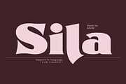 Sila - Serif Modern, a Serif Font by Khoir (Thumbnail 1 of 10)