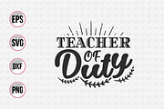 Teacher typographic svg bundle., a Graphic by Uniquesvg99 (Thumbnail 10 of 21)